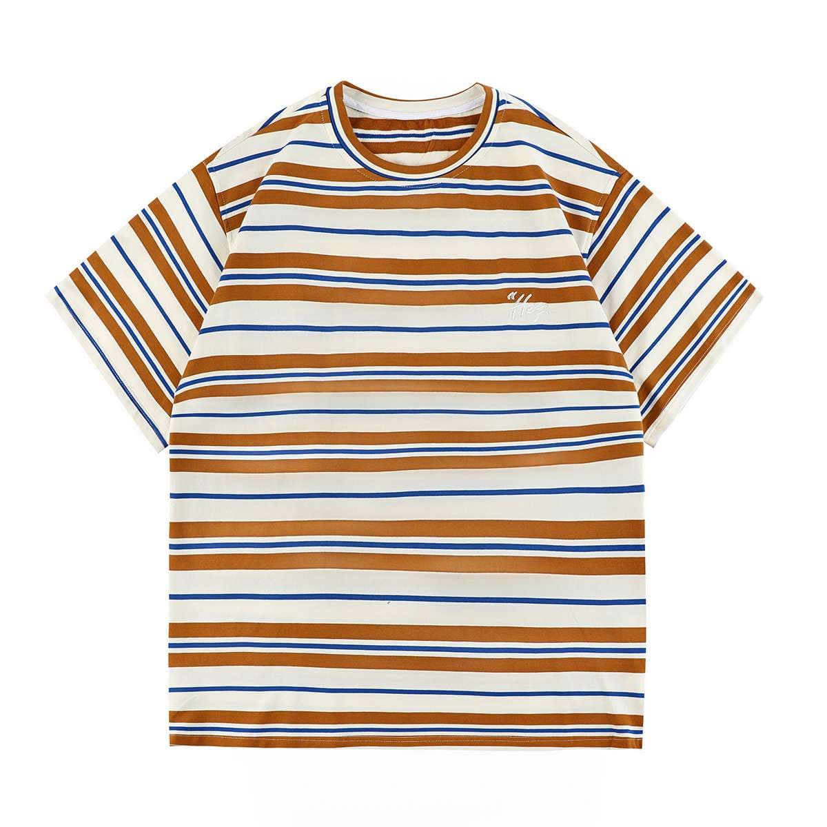 リラックス感溢れるゆったりボーダーTシャツ ボーダー服