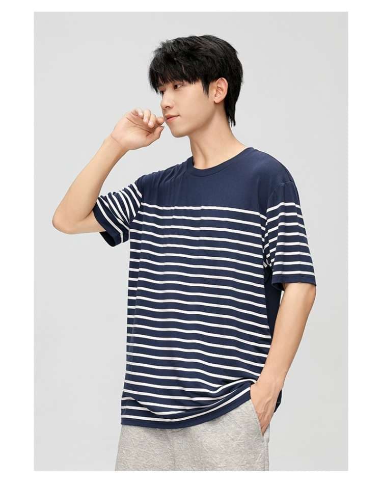 シンプルマリンボーダーTシャツ ボーダー服